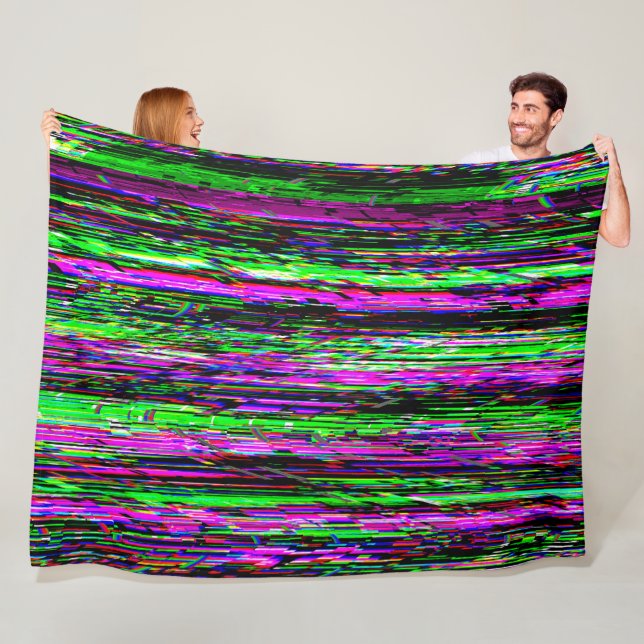 Manta Polar Glitch tech abstract pattern (In situ)