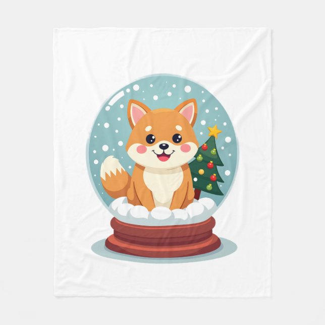Manta Polar Globe Shiba Snow (Anverso)