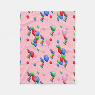 Manta Polar Globos bonitos en rosa