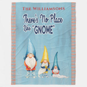 Manta Polar Gnome Family Monogram Gracioso