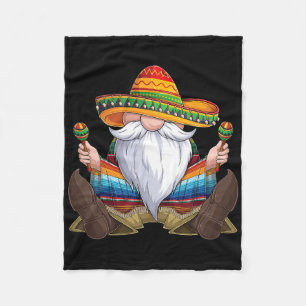 Manta Polar Gnome mexicano Cinco De Mayo Serape Poncho Mujeres
