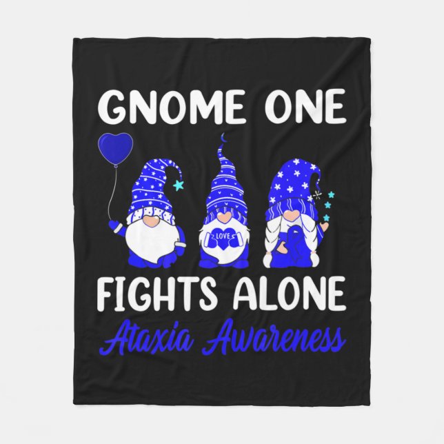 Manta Polar Gnome One Fights Alone Blue Ribbon Ataxia Awarenes (Anverso)