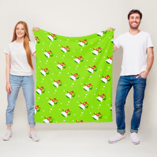 Manta Polar Gnomo de Navidad