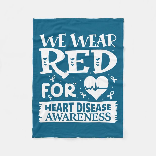 Manta Polar Go Red – Awareness For Us Heart Health Month In Fe (Anverso)
