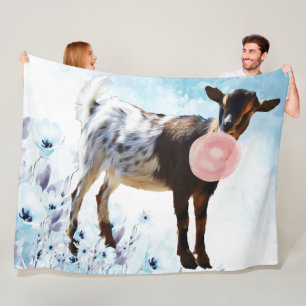 Manta Polar GOAT  Nigeriano de barriga en flores GetYerGoat™