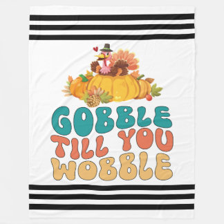 Manta Polar Gobble hasta que tambalee el día de Acción de Grac
