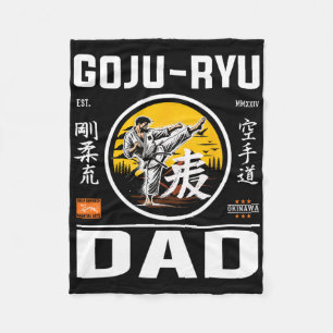 Manta Polar Goju-ryu Karate Dad Para Noches Con Karate Pion