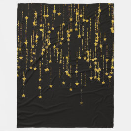 Manta Polar Gold Stars - あなたのカスタムフリースブランケット, 152.4 x 203.2cm