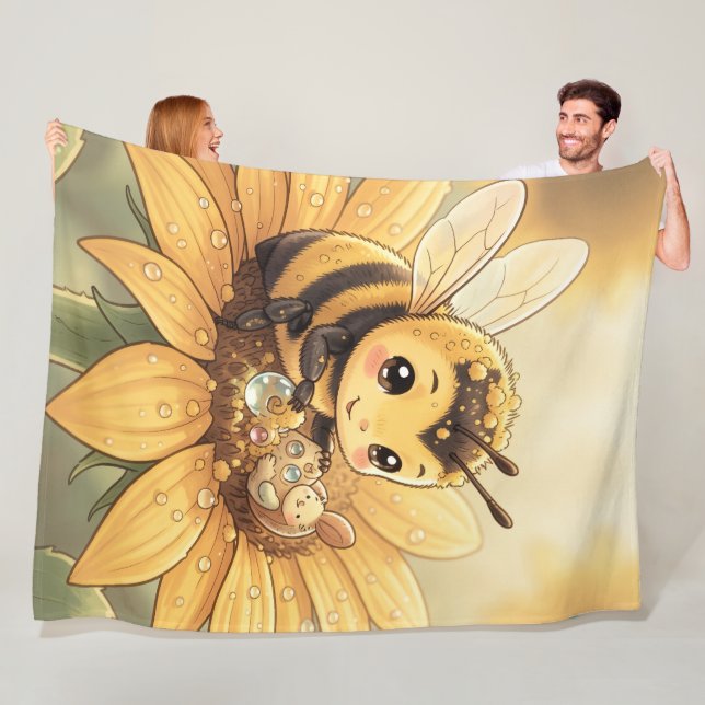 Manta Polar Golden Bumblebee in Bloom Dance.4 (In situ)