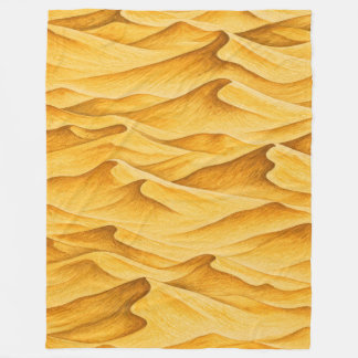 Manta Polar Golden Desert Sand Dunes