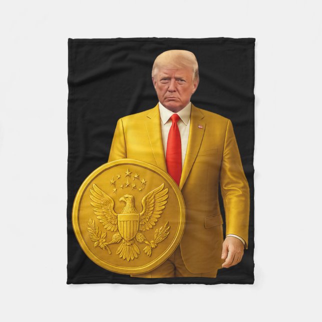 Manta Polar Golden Dome Trump Great American Map Patriotic 4th (Anverso)