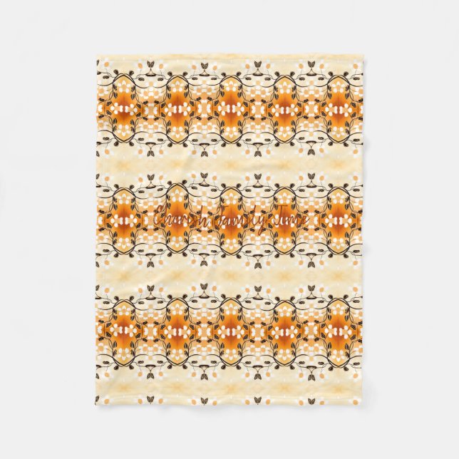 Manta Polar Golden Honey Fleece Blanket (Anverso)