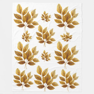 Manta Polar Golden Leaf Luxury