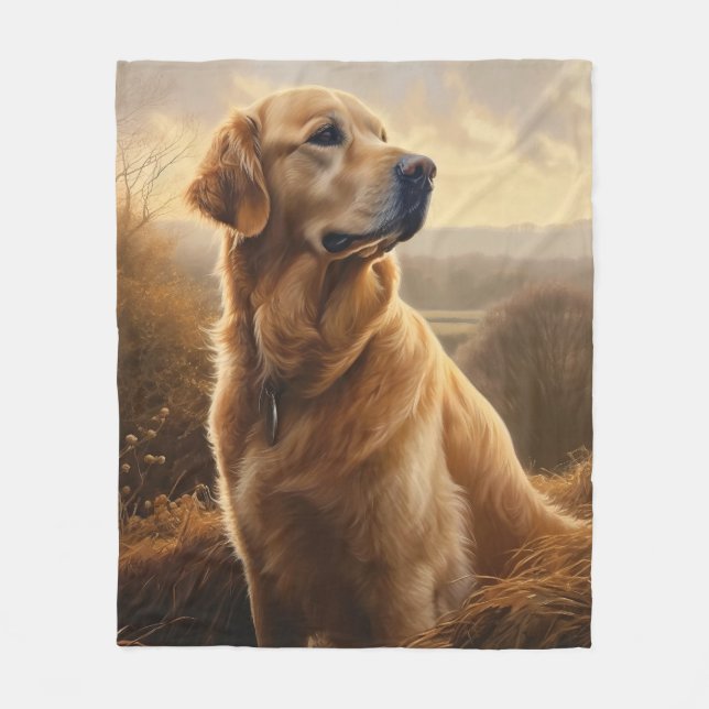 Manta Polar Golden Retriever (Anverso)