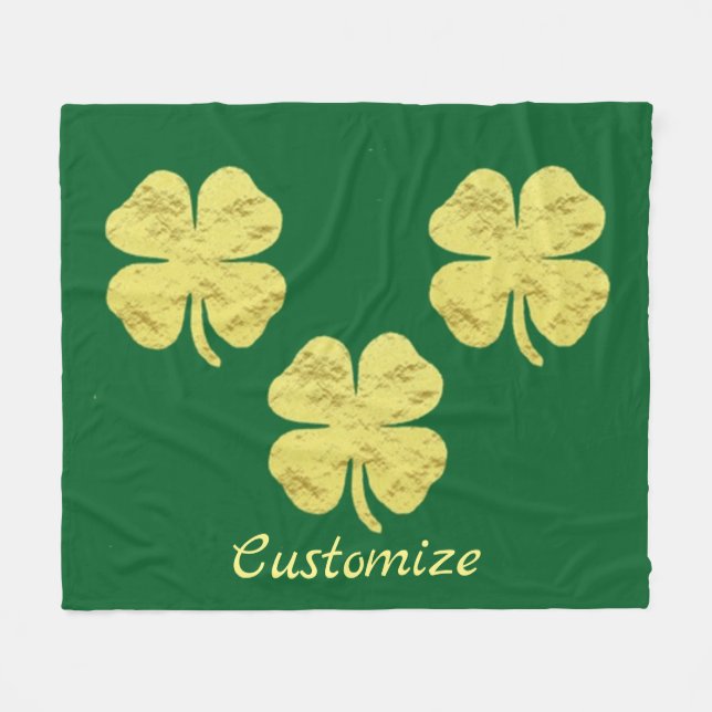 Manta Polar Golden Shamrock Thunder_Cove (Frente (Horizontal))