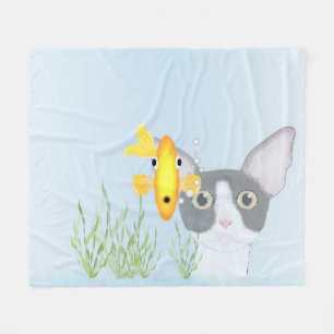 Manta Polar Goldfish Bowl Fleece Blanket
