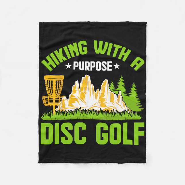 Manta Polar Golf Discapacitado Con Un Propósito Disc Golf  (Anverso)