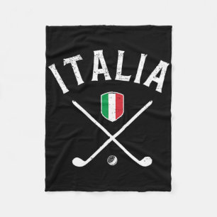 Manta Polar Golf Italia - Tee de Golf con Bandera Italiana