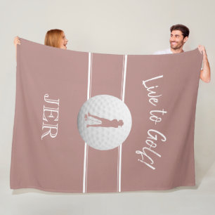 Manta Polar Golfer Damas Deportes Moderno Rosa Polvo Rosa Pers