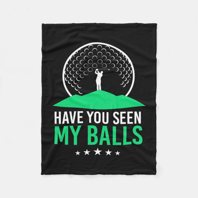 Manta Polar Golfer Has Visto Mis Bolas (Anverso)