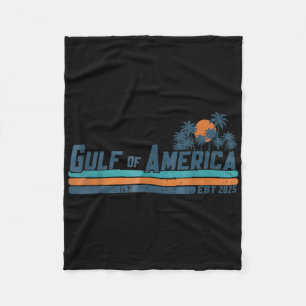 Manta Polar Golfo De Estados Unidos 2025 Bandera Americana Gol