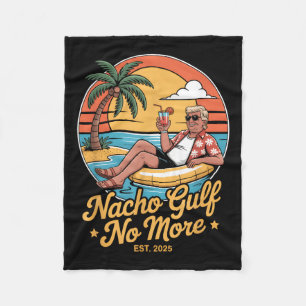 Manta Polar Golfo de Nacho No Más Divertido Vacaciones Trump 2