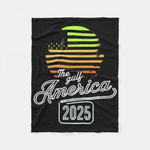 Manta Polar Golfo México Bandera Americana Golfo De Estados Un