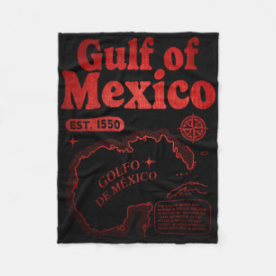 Manta Polar Golfo Retro De México Desde 1550 Histórico Golfo D