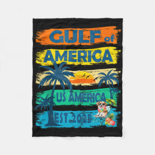 Manta Polar Golfo Vintage Retro De Estados Unidos 2025 Estados