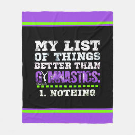 Manta Polar Golly chicas: La lista de cosas mejora que la