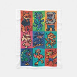 Manta Polar Golpes y bestias