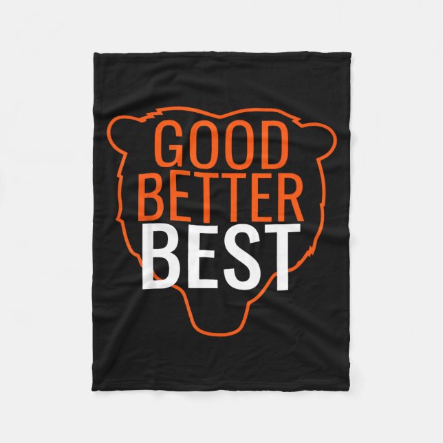 Manta Polar Good Better Bes Chicago Good Better Men Women  (Anverso)