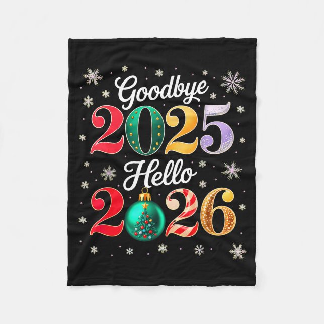 Manta Polar Goodbye 2025 Hello 2026 Happy New Year's Eve Chris (Anverso)