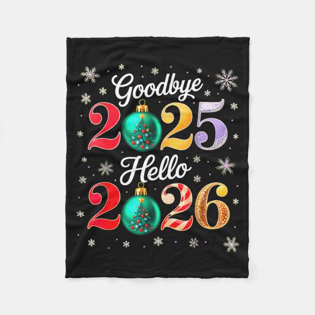 Manta Polar Goodbye 2025 Hello 2026 Happy New Year's Eve Chris (Anverso)