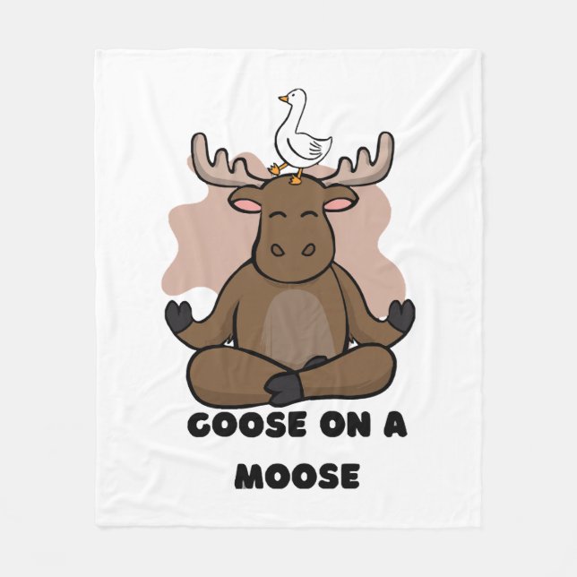 Manta Polar Goose on the Moose Animal Funny (Anverso)