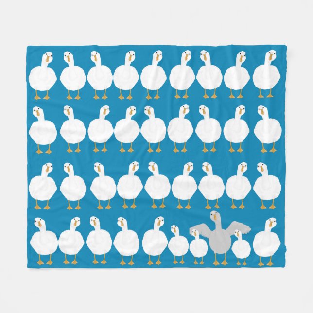 Manta Polar Goose Who Fleece Blanket (Frente (Horizontal))