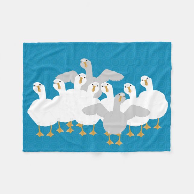 Manta Polar Goose Who Small Fleece Blanket (Frente (Horizontal))