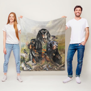 Manta Polar Gordon Setters , Pasión por las Aves , Arte