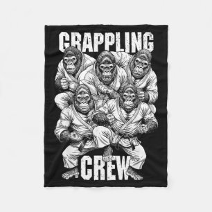 Manta Polar Gorila Jiu Jitsu Ju Jutsu MMA BJJ Divertido Grappl