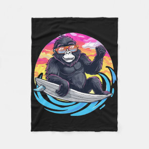 Manta Polar Gorila Lindo Surfeando