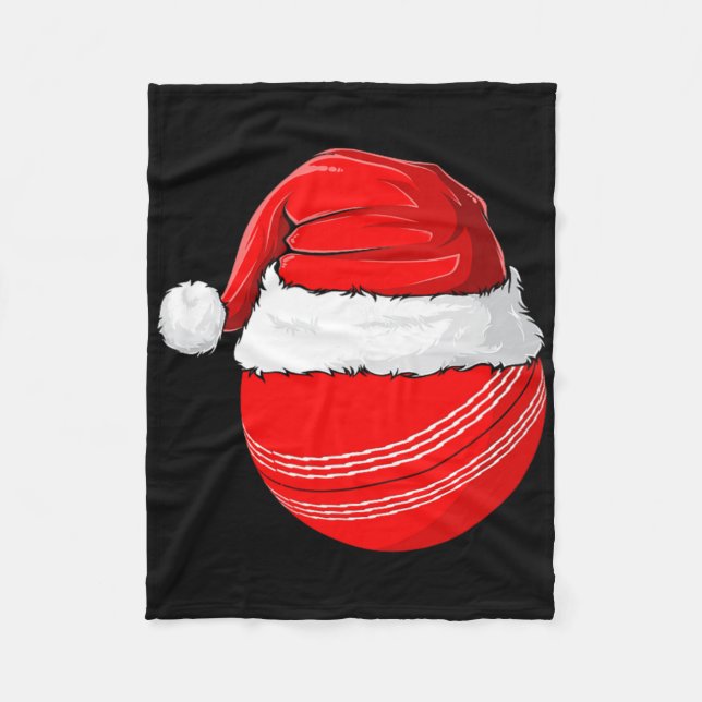 Manta Polar Gorra de Santa Navidad Cricket  (Anverso)