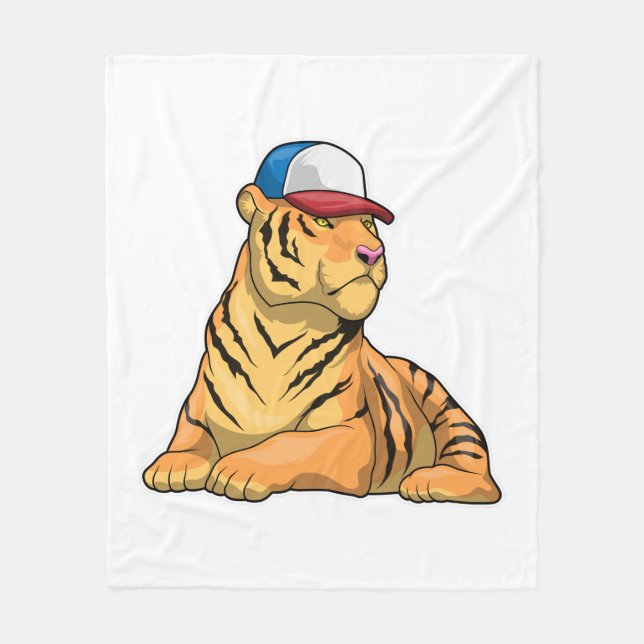 Manta Polar Gorra de Tigre (Anverso)