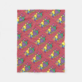 Manta Polar Gorras de Birthay Fiesta