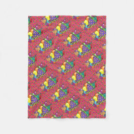 Manta Polar Gorras de Birthay Fiesta