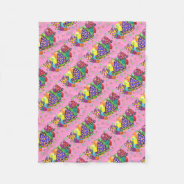 Manta Polar Gorras de Birthay Fiesta