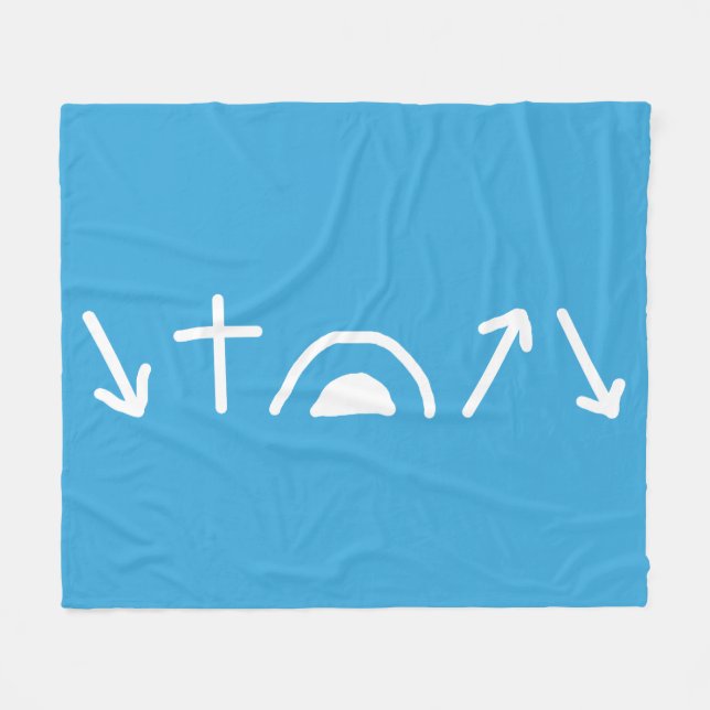 Manta Polar Gospel Arrows Fleece Blanket (Frente (Horizontal))