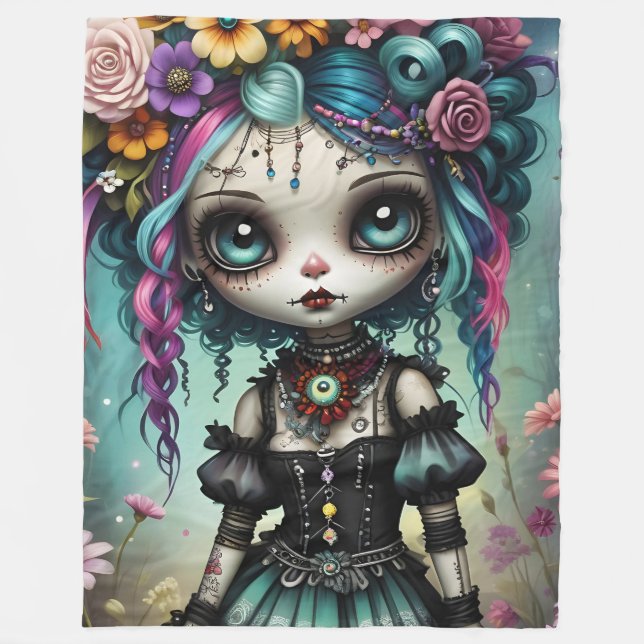 Manta Polar Gótico Doll Fleece Blanket (Anverso)