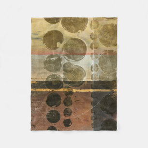 Manta Polar Gotitas verdes circulares