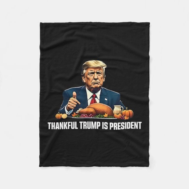 Manta Polar Gracias a Trump, presidente de la República (Anverso)