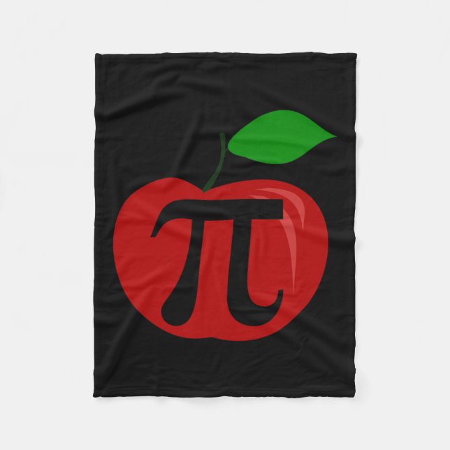 Manta Polar Gracias Apple Pie Lover Funny Pi Day Math Tea (Anverso)